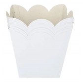 Cachepot Liso Branco c/8 Ultrafest - Embalagens