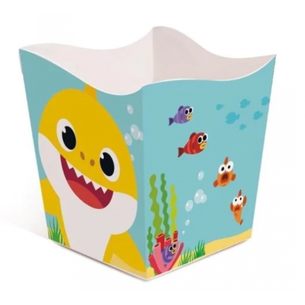 Cachepot Decorativo Baby Shark c/8 Cromus - Temas Infantis