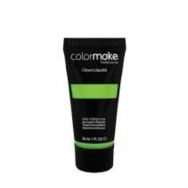Clown Líquido 30ml Verde Colormake - Tinta Facial