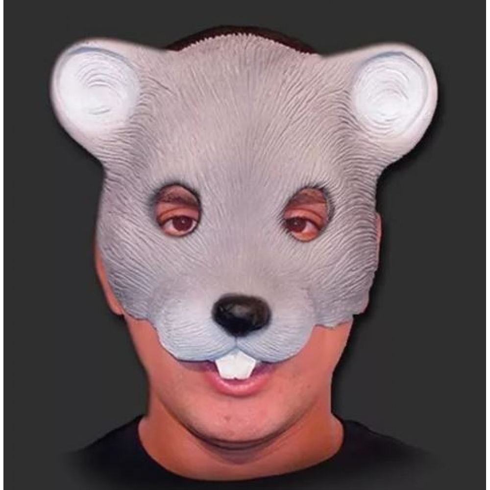Máscara Látex Rato Metade Spook - Máscaras