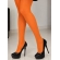 Meia Calça Lisa Laranja Neon Adulto - Acessórios para fantasia
