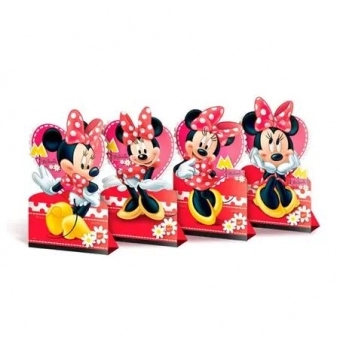 Decoração de Mesa Red Minnie c/4 Regina Festas
