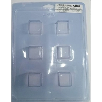 Forma Trufa Quadrada c/6 Anelli