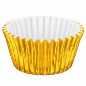 Forminha de Brigadeiro Laminada 4 Ouro c/50 Regina Festas - Forminhas
