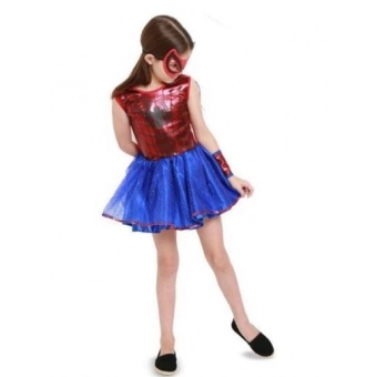 Fantasia Aracnídea Mulher Aranha Infantil Masquerade