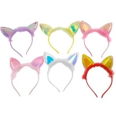 Tiara Orelha Gatinha Furta Cor - Acessórios para fantasia