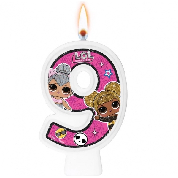 Vela Numeral Lol Surprise Regina Festas - Temas Infantis