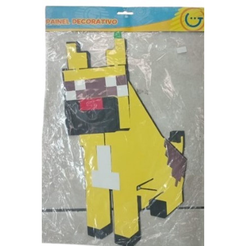 Painel Cachorro Game Minecraft Grintoy - Temas Infantis