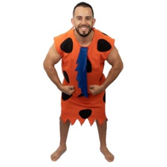 Fantasia Homem das Cavernas Fred Flinstones Adulto Florecida