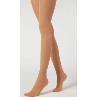 Meia Calça Lisa Bege Adulto
