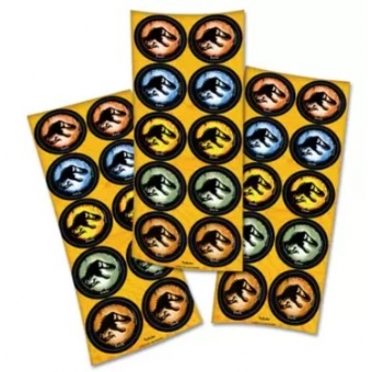 Adesivo Redondo Jurassic World 3 c/30 Festcolor